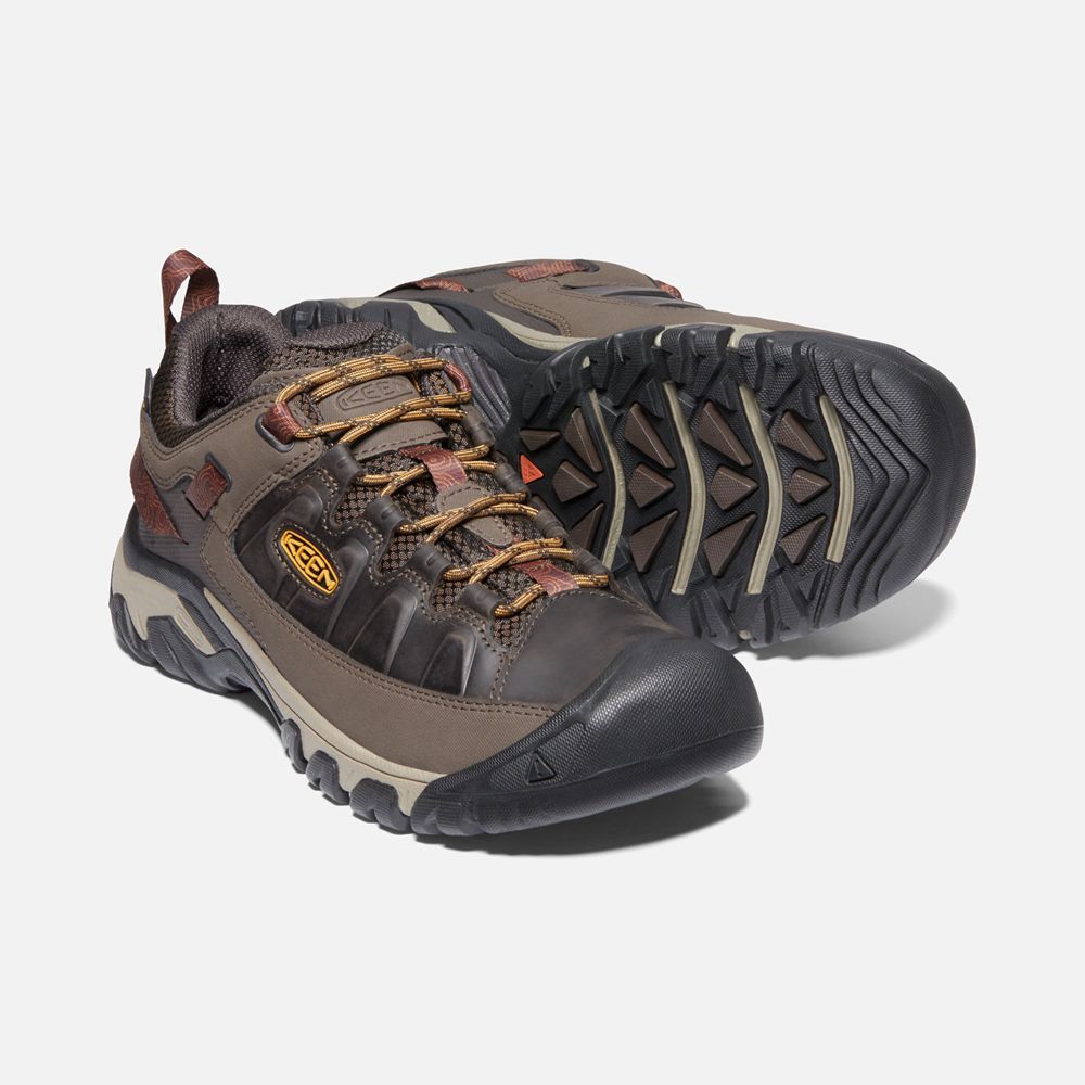 Zapatos de Seguridad Keen Mexico Marrom/Naranjas - Hombre Targhee Iii Waterproof - GB6035179